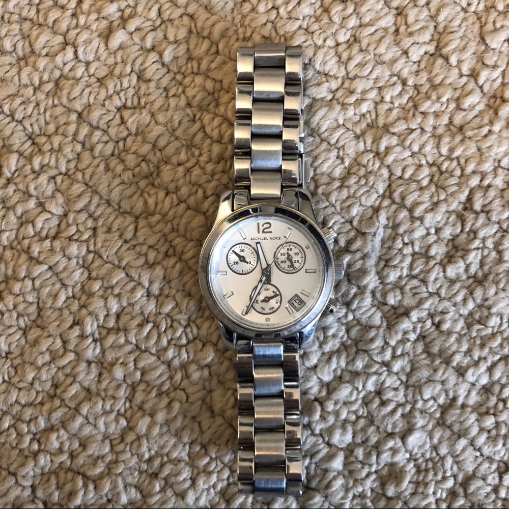 Michael Kors Chronograph Metal Bracelet Watch